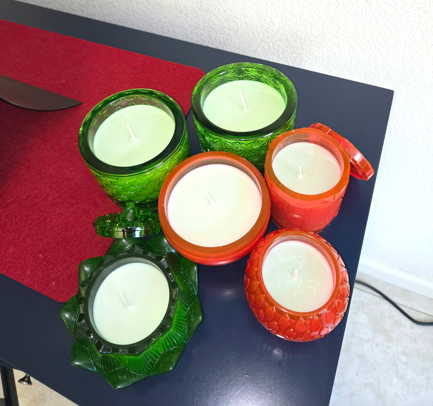 Handcrafted Candle - Christmas Pudding Fragranced. Scented Candle For your Home. Aromatherapy candles
